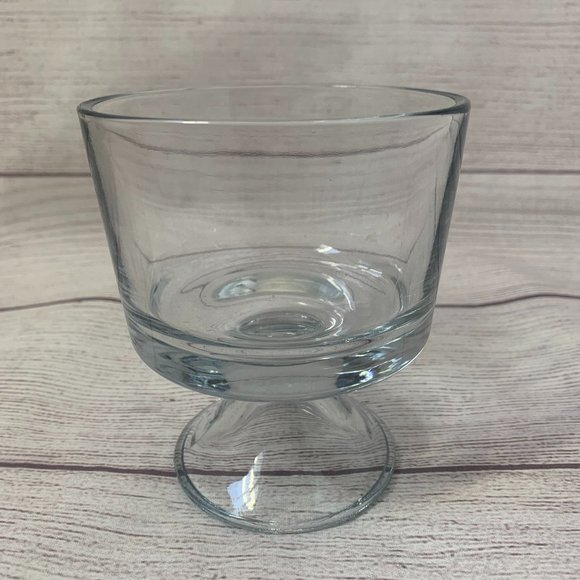 Small Glass Dessert Parfait Dish with Pedestal Base Individual Serving 4… - Picture 1 of 5